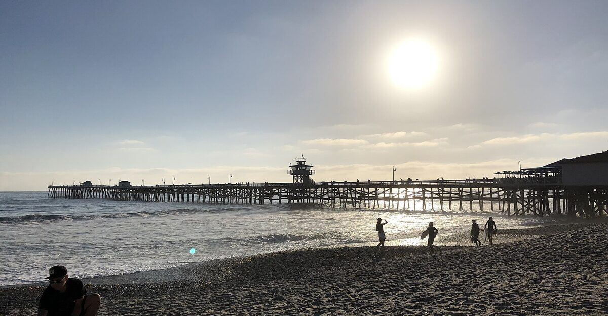 San Clemente 码头与海滩资料图（Wikimedia Commons CC BY-SA 4.0）