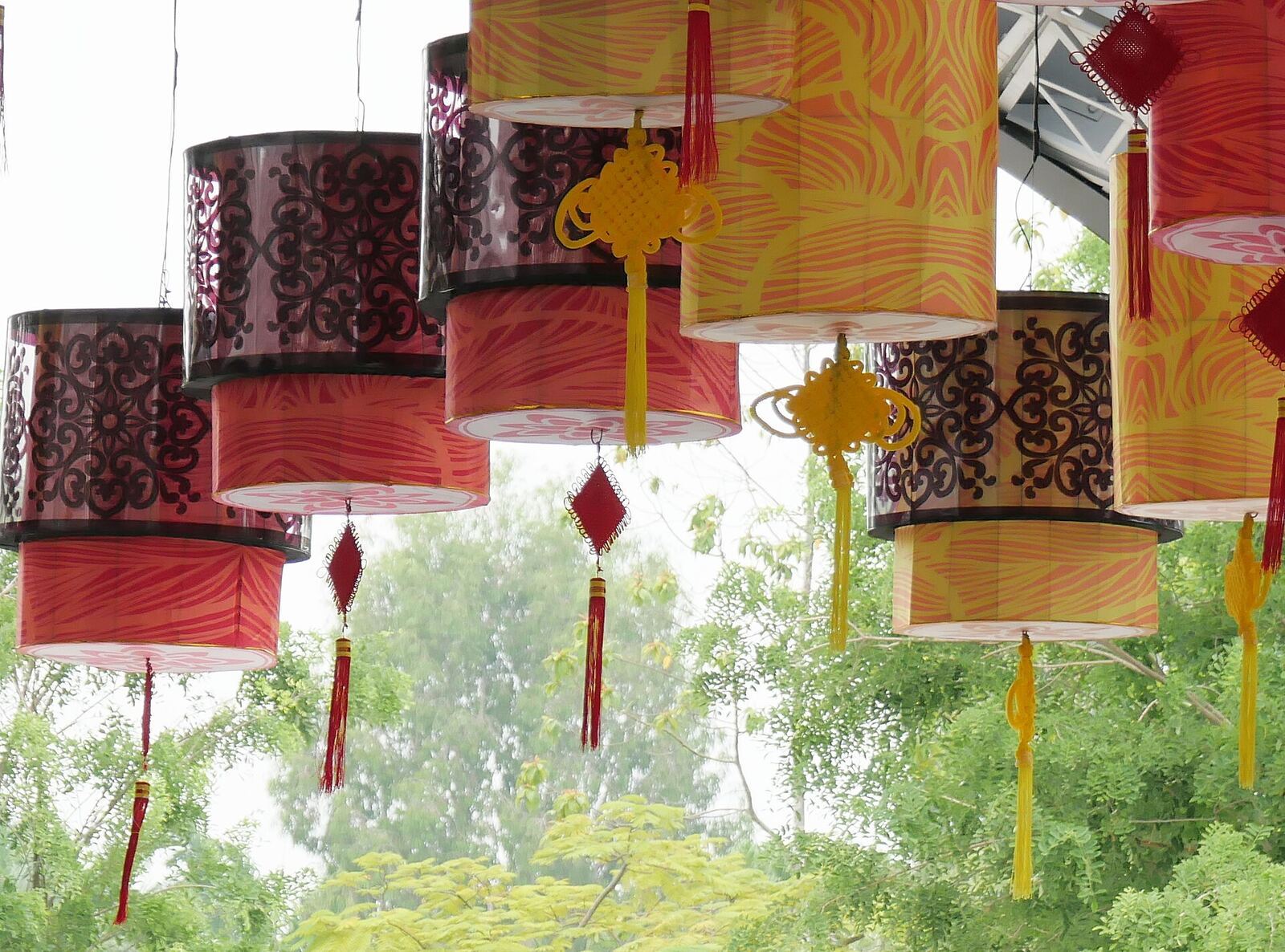 中秋节灯笼资料图（图库照片）