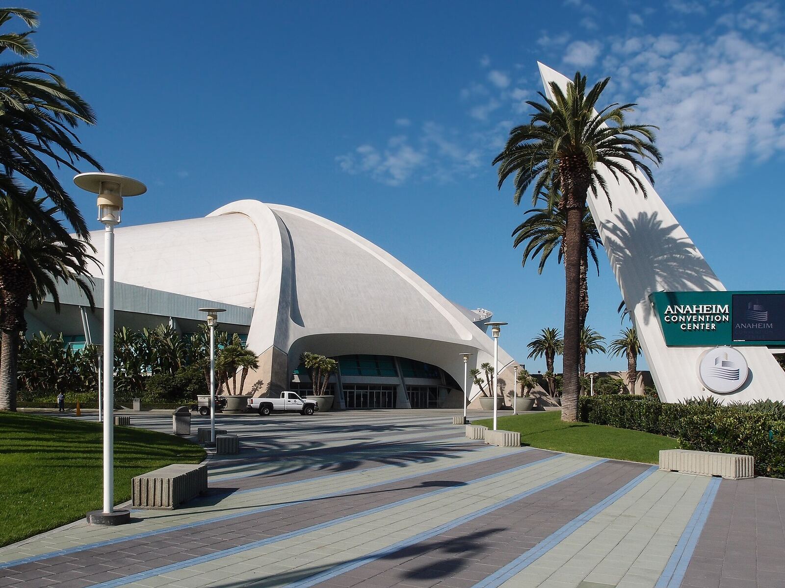 Anaheim 会展中心资料图（图库照片）