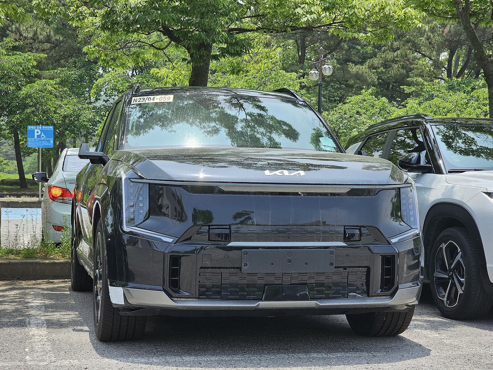 起亚 EV9 电动 SUV 资料图（图库照片）