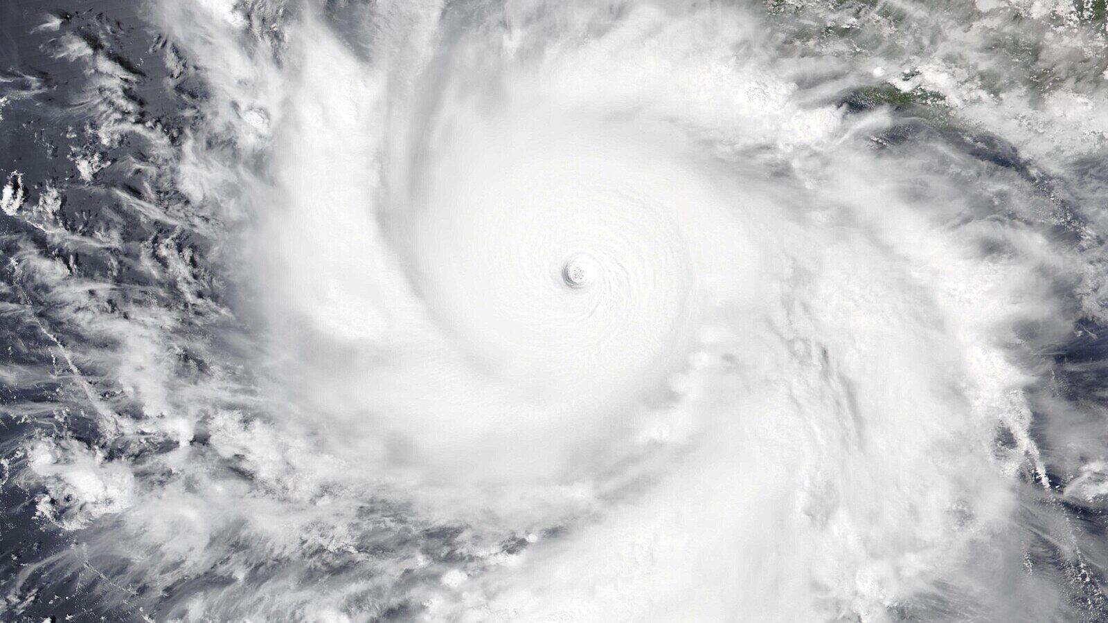 飓风 Polo 卫星云图资料图（NOAA-20 卫星 VIIRS 影像，2026年9月22日）